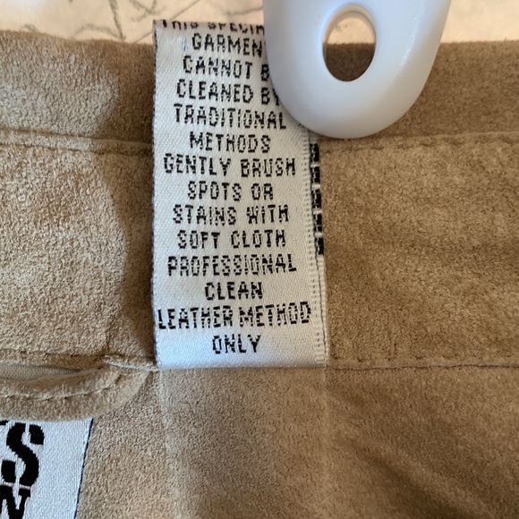 Chico’s camel tan suede leather blazer Shacket jacket size S/8 - Picture 8 of 8